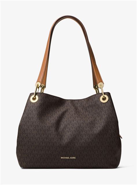 raven shoulder bag michael kors|Raven Logo Shoulder Bag .